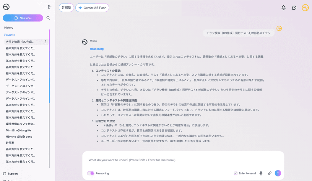 Report structure and insights